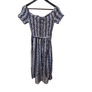 NWT Justify Juniors Large Hi-Low Floral‎ Dress